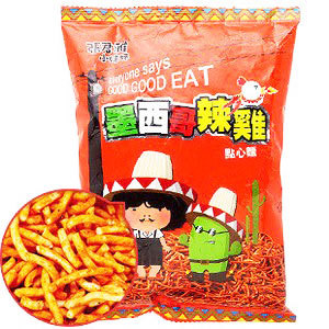  台湾进口 张君雅小妹妹 墨西哥辣鸡点心面78g/袋 台湾特产零食