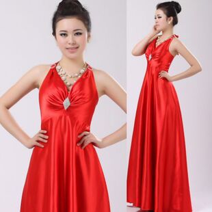 XI Xian fashion toast  Bride dresses silk-like fabrics take  stage performance clothing