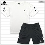 新款正品ADIDAS阿迪达斯男款夏季学生<span class=H>运动服</span>套装130元包邮