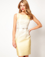 Женское платье Km DN010 Karen Millen Набивка и крашение Молния Женское платье Km DN010 Karen Millen Осень 2012 Расцветка Обычная Молния Без рукавов О-вырез Короткая юбка (76-90 см)