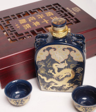 绍兴黄酒 极品送礼 750ml三十年陈咸亨老顺泰雕酒花雕酒礼盒