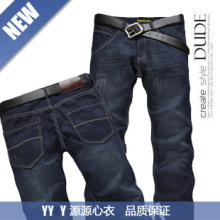 <span class=H>2010</span><span class=H>冬</span>款<span class=H>美特斯</span><span class=H>邦威</span>男士牛仔裤水洗休闲韩版牛仔褲潮流牛崽裤包邮