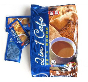  马来西亚进口食品 益昌老街二合一即溶咖啡 无糖 375g 25小包