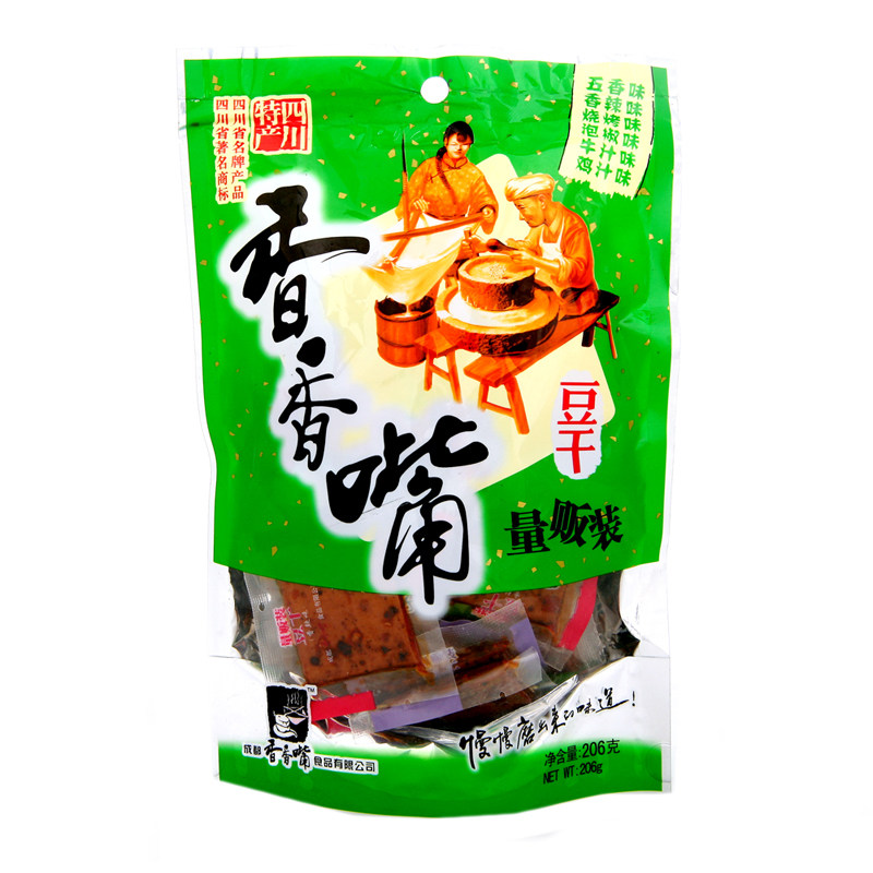【天猫超市】 香香嘴 量贩装豆干 206g/袋