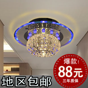 鸿煊灯饰热卖led水晶过道灯玄关灯走廊灯门厅灯阳台灯卧室吸顶灯