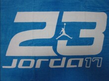 特价包邮 耐克AIR JORDAN 17代毛巾 AJ17北卡蓝 加厚加大毛巾