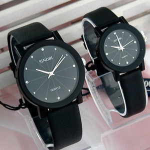  特价包邮时诺比正品手表 情侣手表 水钻刻度表 男女款男士手表