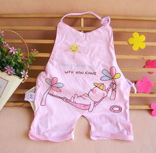 夏装\/阿喜和悦全棉肚兜\/婴童男女宝宝系带环腿