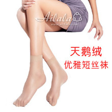 买鞋后 拍下就送！单买1元一双不包邮 天鹅绒 肤色 玻璃短丝袜子