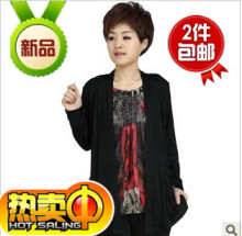 胖太太服饰春装中年妇女春<span class=H>秋装</span><span class=H>加肥</span>加大女装小衫长袖假两件T恤新