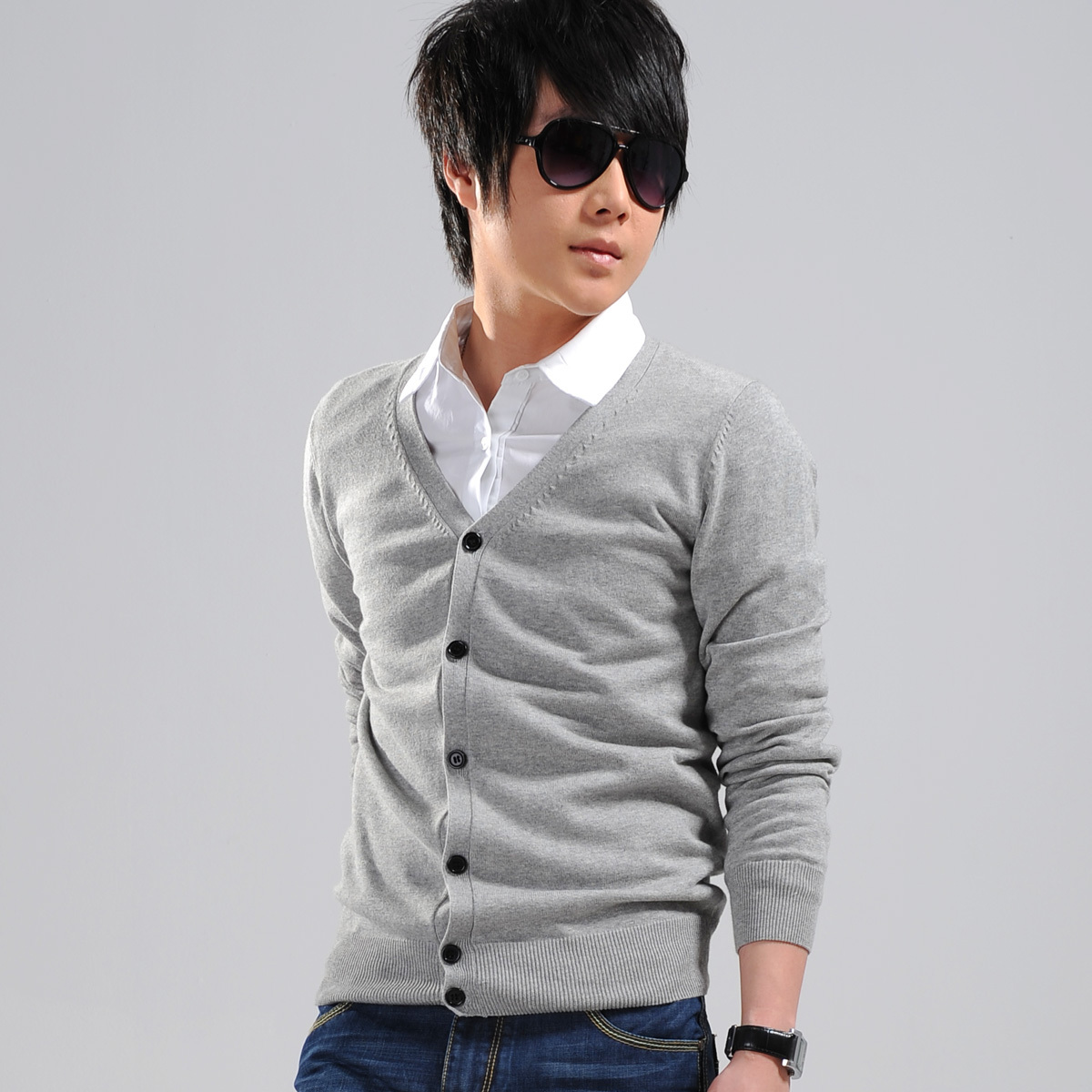 韩版线衫毛衫休闲...