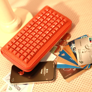Summer new MaxMara rivet candy color hand purse in Korean women wallet ladies wallets women handbags