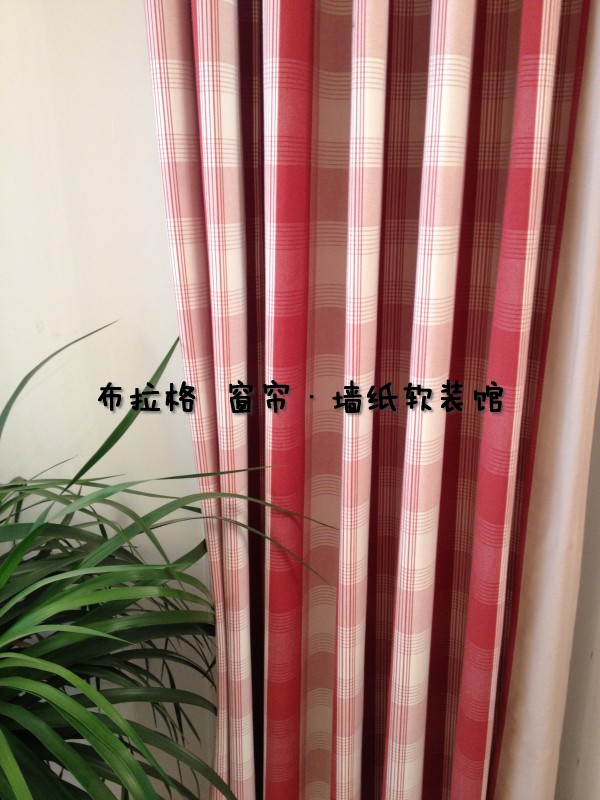 实体店 上门安装 儿童房客厅卧室美式田园乡村风格 宜家格子 窗帘在类目 居家布艺, 窗帘门帘及配件, 定制窗帘中 - 来自Buy2taobao.com提供专业的淘宝代购服务