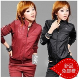 2012新款春装 正品阿迪达斯女式修身显瘦运动服 运动套装 包邮