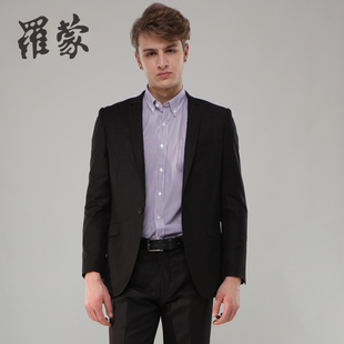  罗蒙正品 男士修身一粒扣 绅士商务西服套装 #1S21028