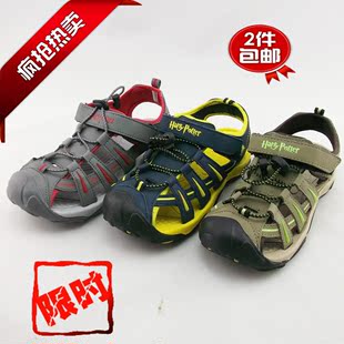  两双包邮 哈利波特正品新款 男童鞋 儿童包头凉鞋HP30362