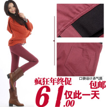 【天天疯狂购】2012新春新款 潮女韩版秋冬加厚铅笔裤女弹力小脚