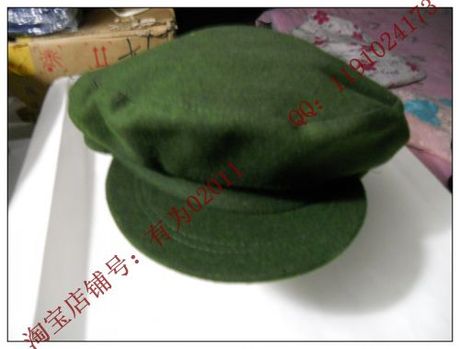 库存老式陆jun高级干部呢子<em>单</em>帽子 <em>马裤呢</em>将军