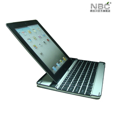 nbc 原装超薄苹果new ipad 2 代键盘铝合金无线蓝牙 保护套带底座