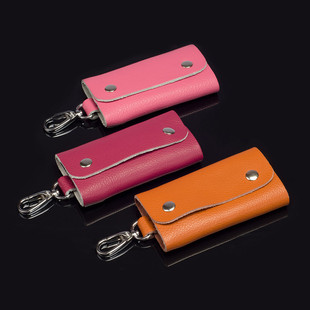  真皮男士钥匙扣 牛皮女士钥匙包 多功能男女式时尚腰挂钥匙扣/包