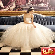 HA21豪满庭婚纱礼服 蓬蓬裙 公主婚纱 新款婚纱 2012主打 包邮！