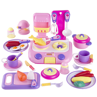 过家家玩具仿真餐具...