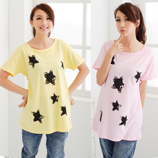 Female Royal maternity dresses of summer pregnant women in Korea Edition new loose women t-shirt jacket 12,215