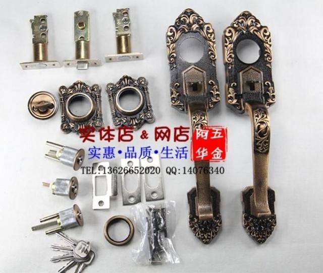 JIADE家德羅普斯金門鎖/防盜門鎖/老式仿青古銅拉手門鎖在類目 基礎建材, 家用五金, 鎖具, 機械門鎖中 - 來自Buy2taobao.com提供專業的淘寶代購服務