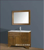 美式橡木浴室柜组合实木卫浴柜洗脸盆柜组合洗手盆柜组合DF671