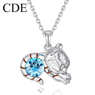  CDE西黛尔 采用施华洛世奇元素水晶项链 新年十二生肖虎项链