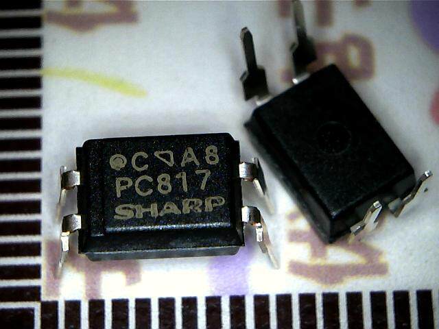 夏普原装正品 <span class=H>SHARP</span> PC817 光隔离器/C档/光耦 DIP-4