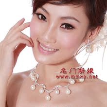 高档新娘套链,婚纱礼服套链☆新娘套链☆时尚珍珠117