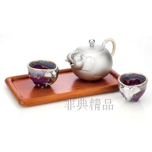 包邮皇家梵诗TS12吉象彩瓷镶锡茶具套装商务礼品工艺品生日礼品在类目 特色手工艺, 海外工艺品, 泰国特色中 - 来自Buy2taobao.com提供专业的淘宝代购服务