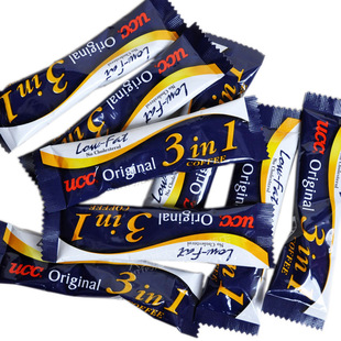  UCC 原味3合1速溶咖啡 50条/散装 低脂 泰国进口 包邮 13年2月