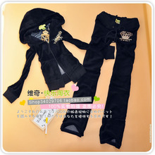 普通版 出游女装 天鹅绒运动套装 新款运动服 卫衣休闲套装