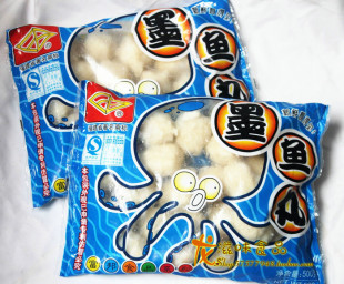  【龍滋味】台湾食品  富邦墨鱼丸 500克