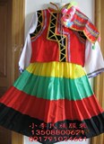 云南少数民族彝族服装/舞台表演服装/舞蹈演出服装彝族女童装