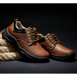 【图】JC犀牛真皮大头鞋 男鞋户外运动休闲皮