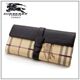 双冠★情人节特价★皇家<span class=H>BURBERRY</span>英伦经典巴宝利骑士格纹牛皮钱包