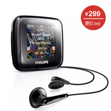 飞利浦旗舰店 GoGear Spark ll 4G MP3 飞声技术 彩色显示屏 正品