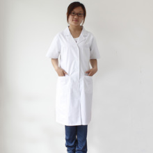 建超服饰 夏季全棉短袖白大褂大衣 男女 短袖夏装医生服 YL1200-1