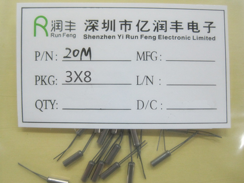 插件圆柱型晶振 20M 3*8 10个起拍 批量价优在类目 3C数码配件, 电子元器件市场, 晶振与频率元件, 晶体振荡器中 - 来自Buy2taobao.com提供专业的淘宝代购服务