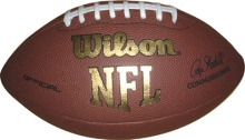 正品WILSON威尔胜-NFL-9号美式橄榄球-假一赔十!特价送气筒