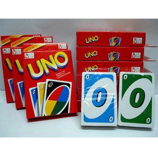 地道精品 桌面游戏 桌游 加厚uno 优诺扑克 450克标准 UNO纸牌