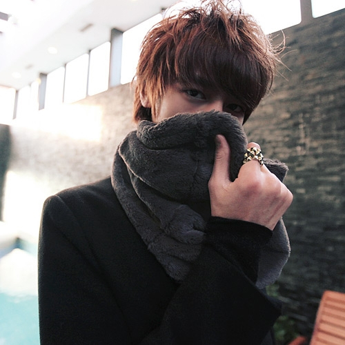 冬天特价韩版男士围脖...