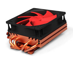 超频三 小海+ K101F 4热管 多平台显卡散热器10CM风扇 550 560TI