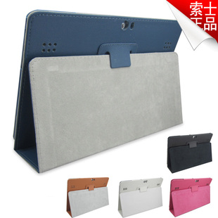  索士 华为MediaPad 10FHD 10.1寸平板电脑保护套 皮套 荔枝纹包