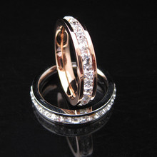 Ultra-alto nivel de calidad flash ajustado Swarovski anillo de diamantes que hermosa rosa silvestre anillo de oro