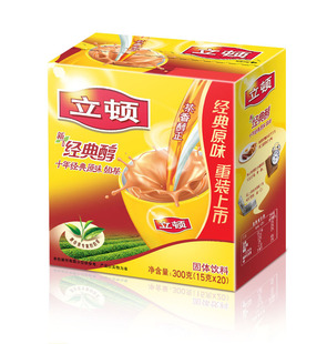  立顿奶茶 冰点价促销 立顿经典醇十年经典原味奶茶20袋装