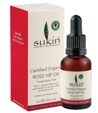 澳洲代购Sukin有机认证纯天然玫瑰果油精油去